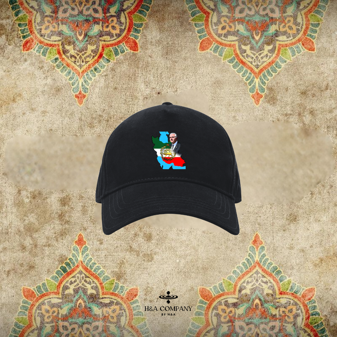 Cap - Iran map and Pahlavi