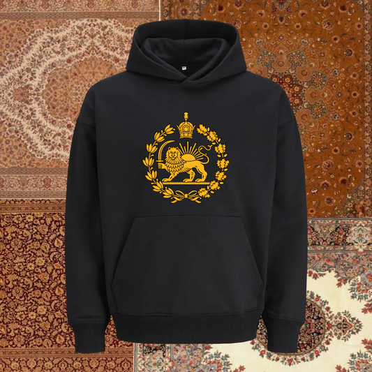 Hoodie - Shir o khorshid with crown