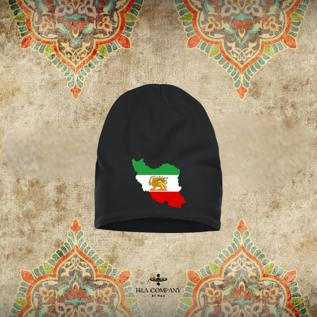 Beanie - Iran map/flag