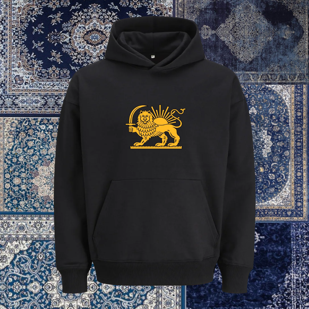 Hoodie - Lion and sun