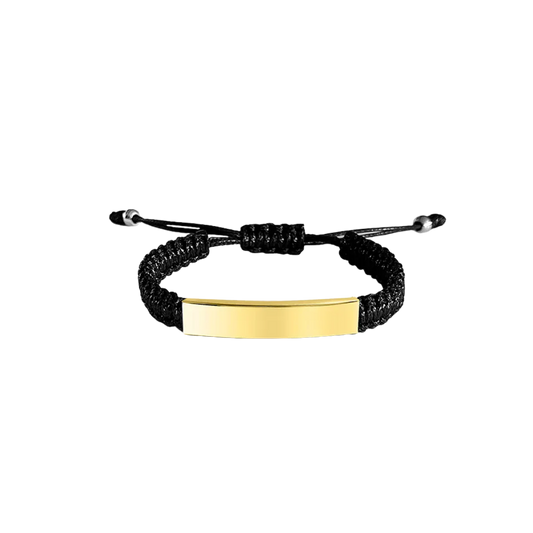 Personalized leather bracelet