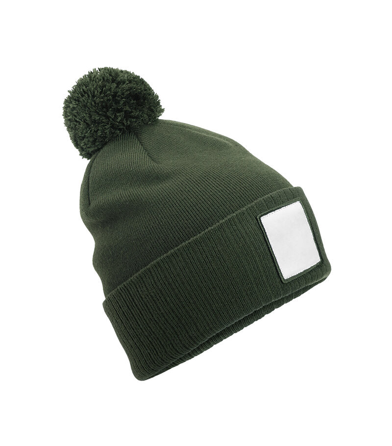 Hat with tassel and print area