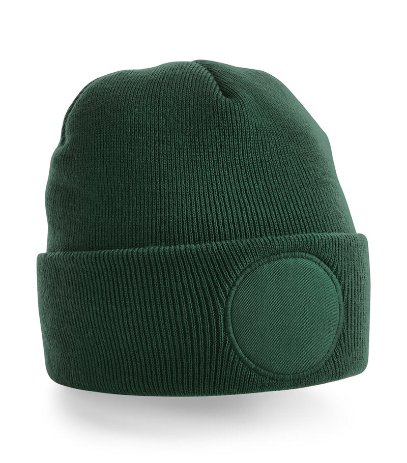 Double-knit hat with turn-up