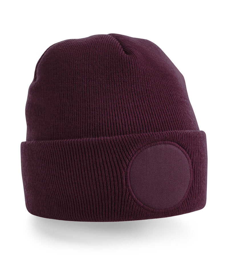 Double-knit hat with turn-up