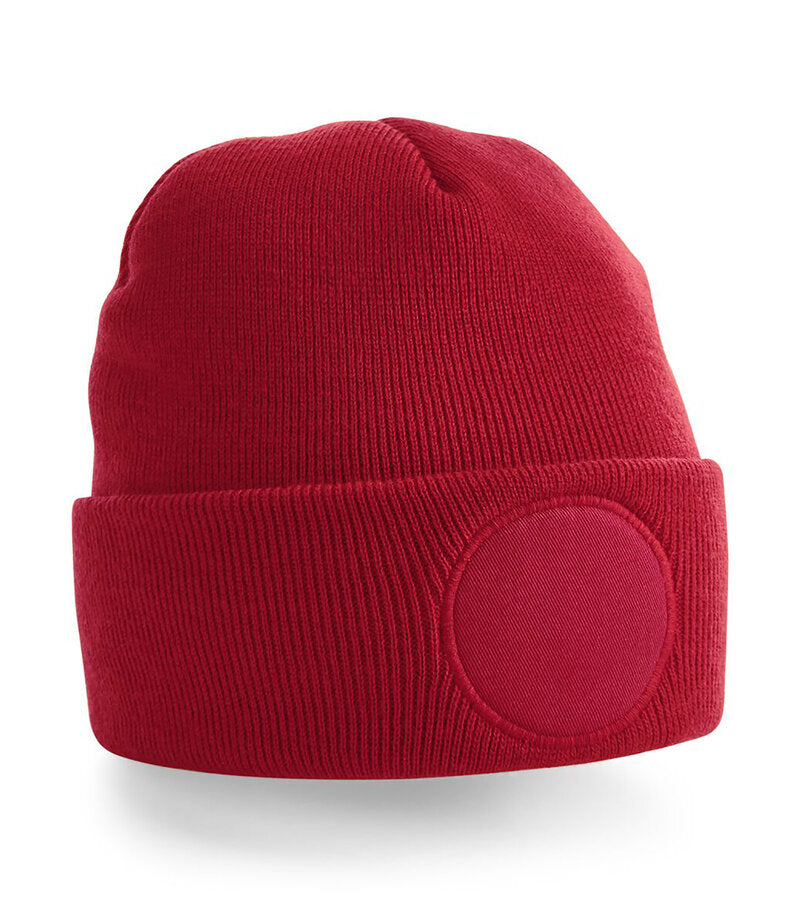Double-knit hat with turn-up
