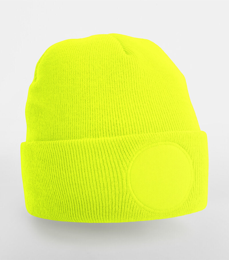 Double-knit hat with turn-up