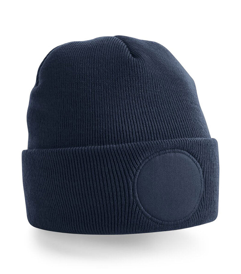 Double-knit hat with turn-up