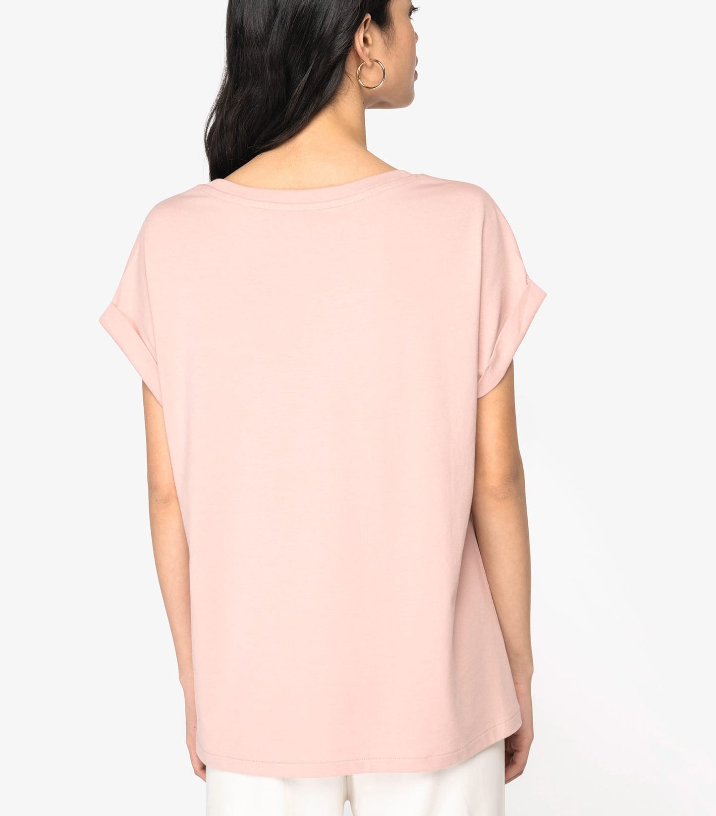 Rolled-Up Sleeved T-shirt