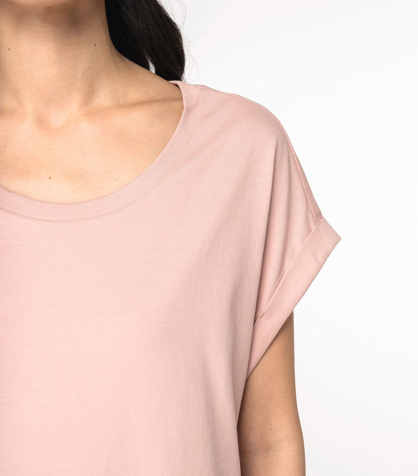Rolled-Up Sleeved T-shirt