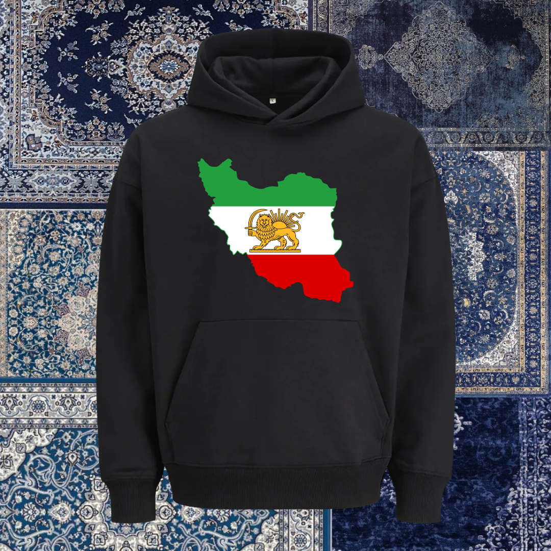 Hoodie - Map & Shir o Khorshid