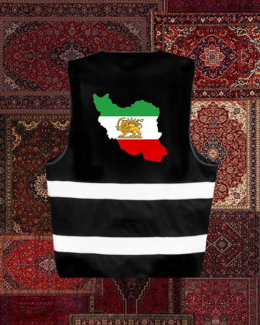 Safety vest - Map & Shir o Khorshid