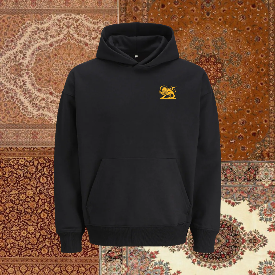 Hoodie - Shir o khorshid logo