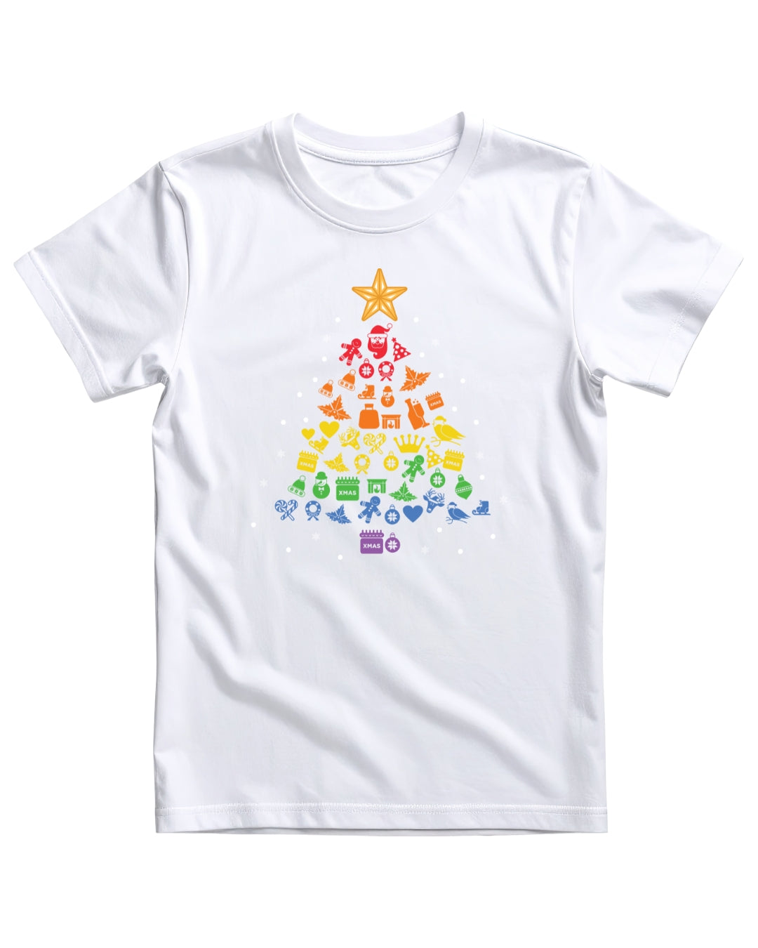 Barn T-shirt med Julgran