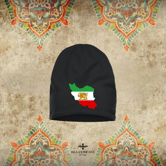 Beanie - Iran map/flag