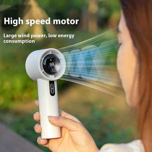 Turbine High-speed Handheld Fan Electrodeless Speed ​​Regulation