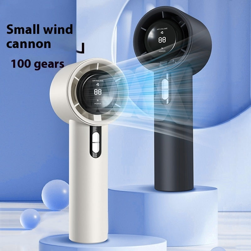 Turbine High-speed Handheld Fan Electrodeless Speed ​​Regulation