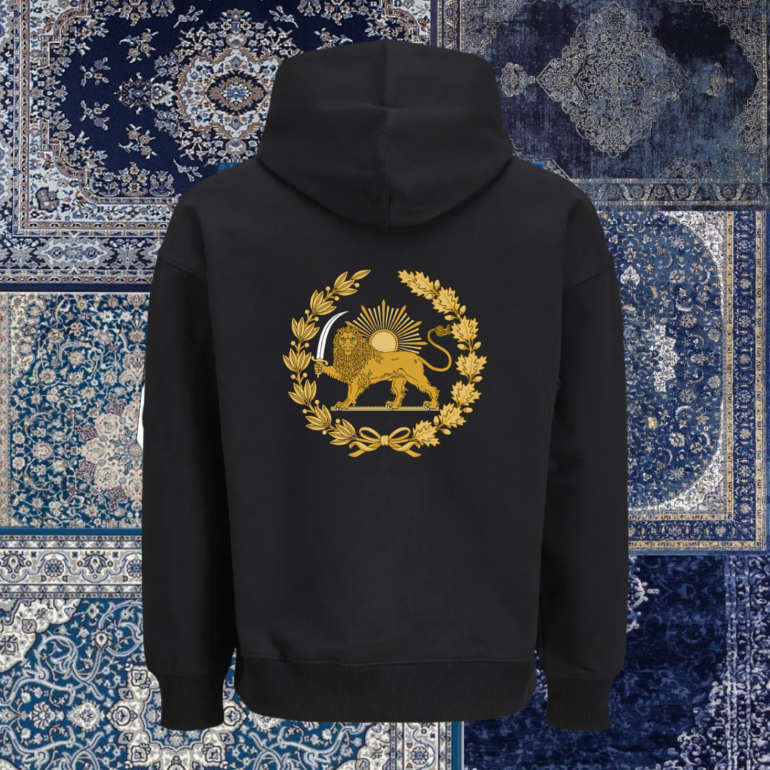 Hoodie - Map & Shir o Khorshid