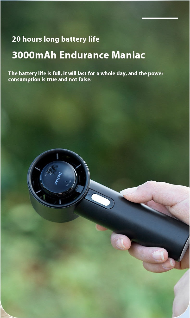 Turbine High-speed Handheld Fan Electrodeless Speed ​​Regulation