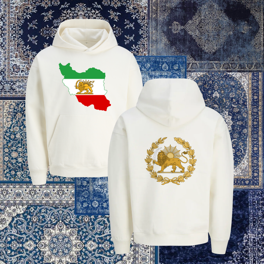 Hoodie - Map & Shir o Khorshid