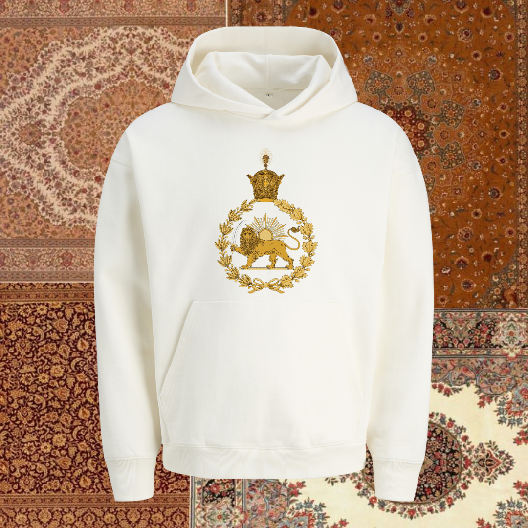 Hoodie - Pahlavi symbol with crown
