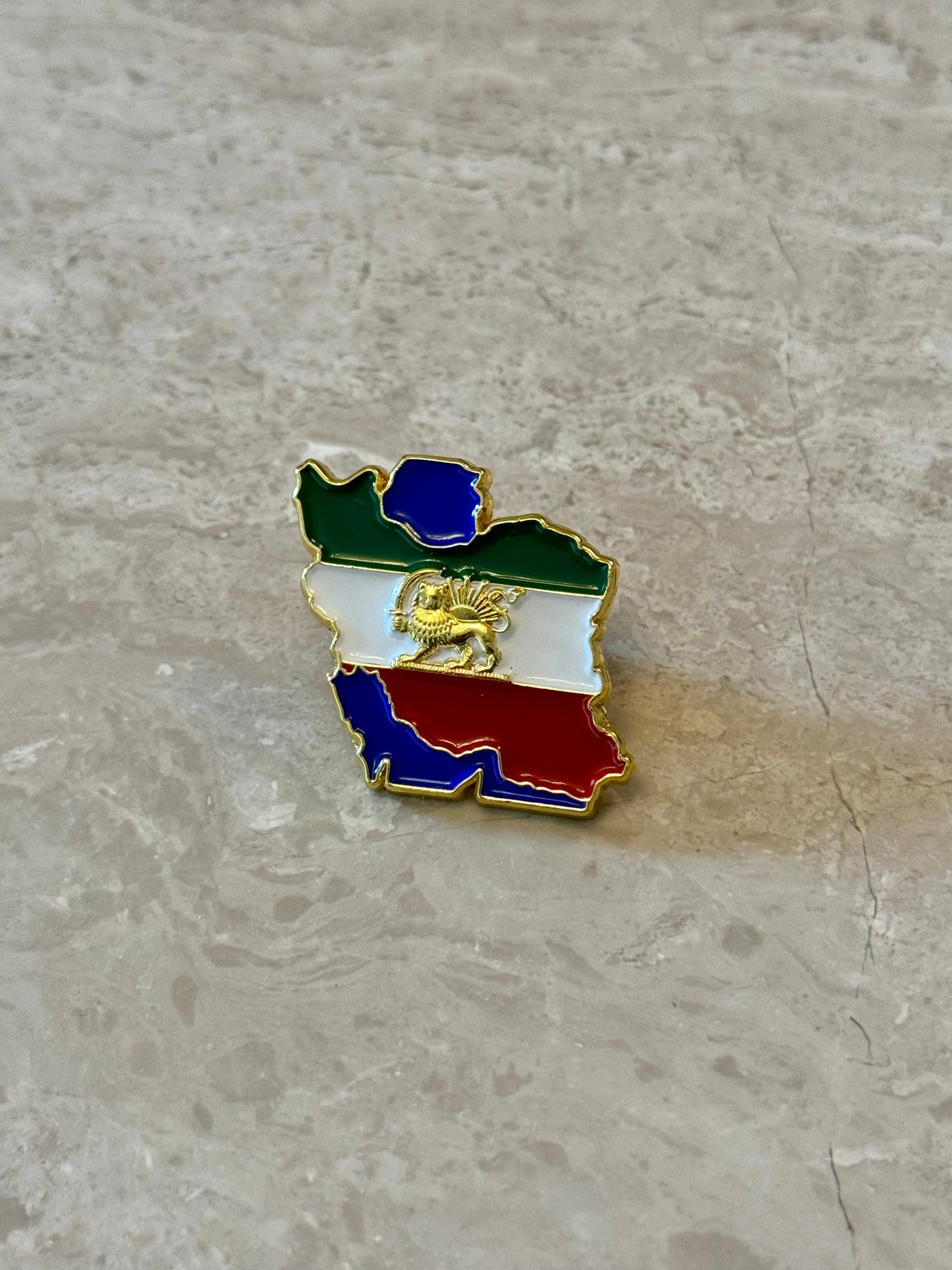 Pin / Brooch - Iran map