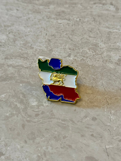 Pin / Brooch - Iran map