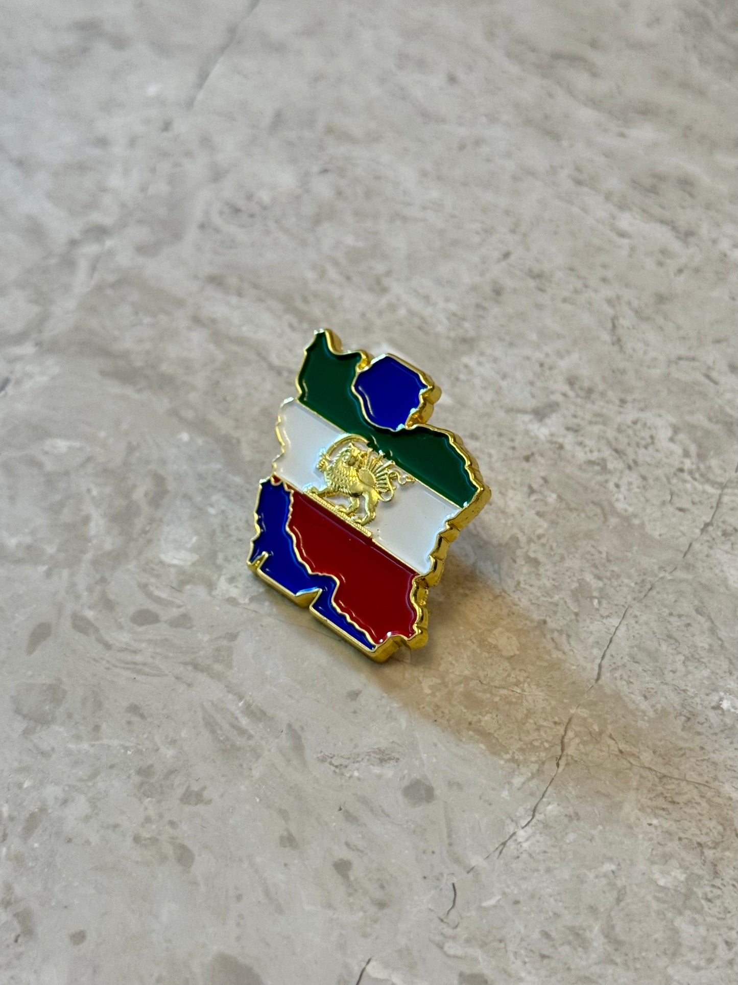 Pin / Brooch - Iran map