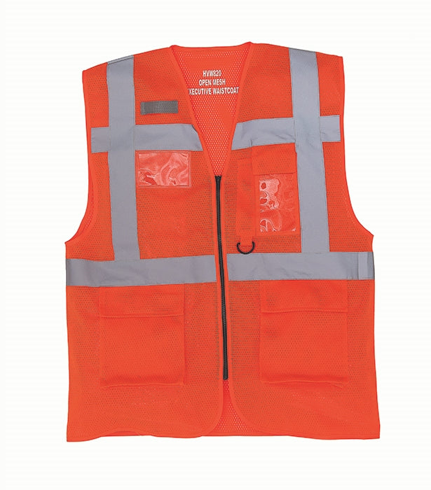 Reflective vest with pockets