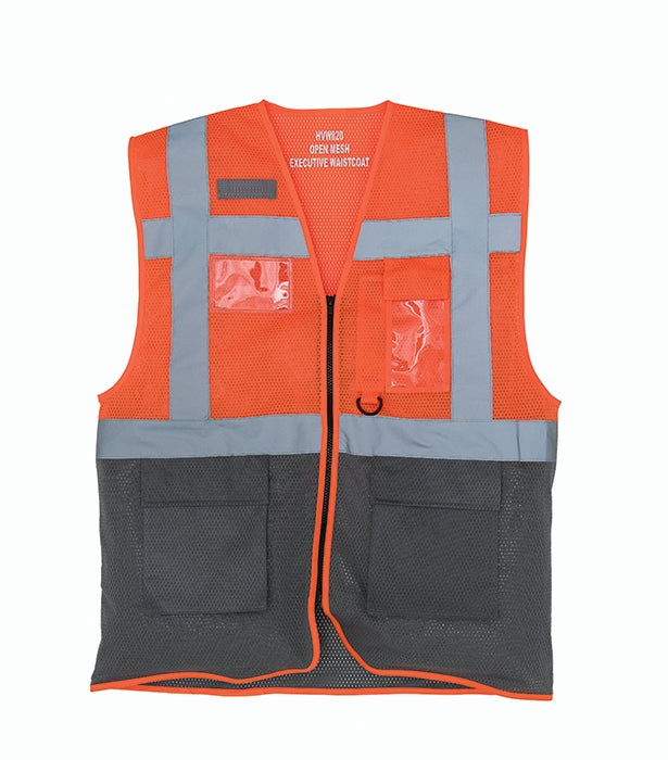 Reflective vest with pockets