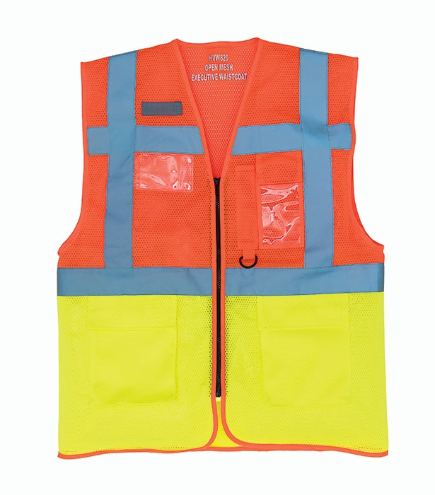 Reflective vest with pockets