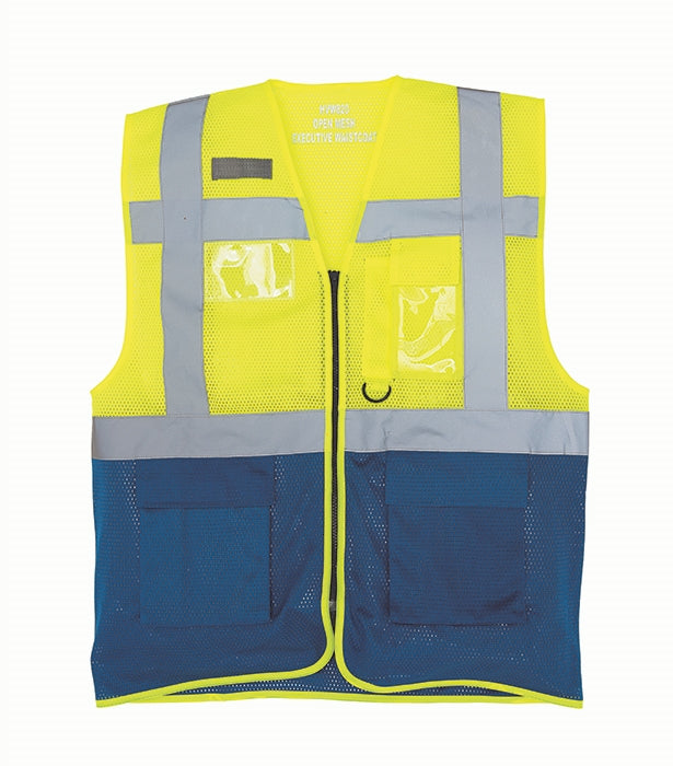 Reflective vest with pockets