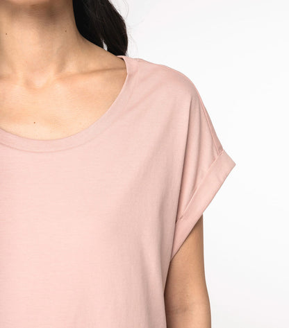 Rolled-Up Sleeved T-shirt