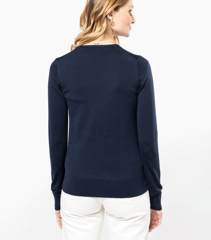 Knitted Pullover V-neck