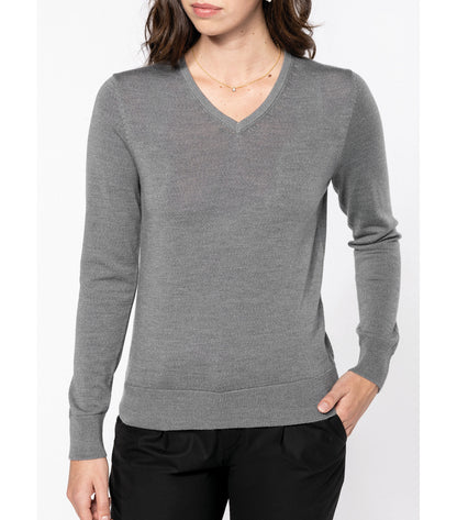 Knitted Pullover V-neck