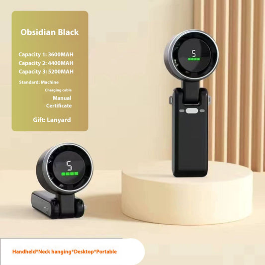 Digital Display High Speed ​​Small Handheld Fan USB