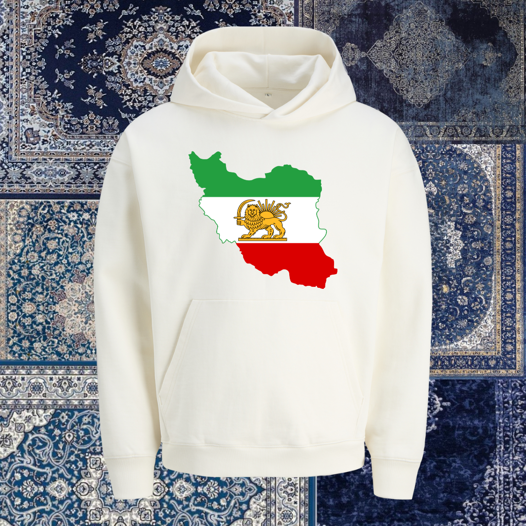 Hoodie - Map & Shir o Khorshid