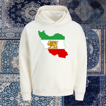 Hoodie - Map & Shir o Khorshid