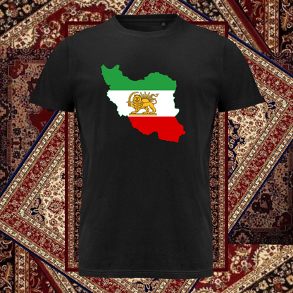 T-shirt - Iran text & map